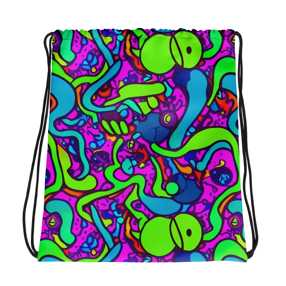 Funky Vortex on Drawstring Bag — Photo
