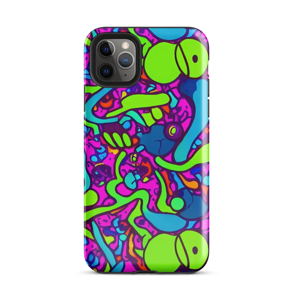 Funky Vortex on Tough Case for iPhone® — Front