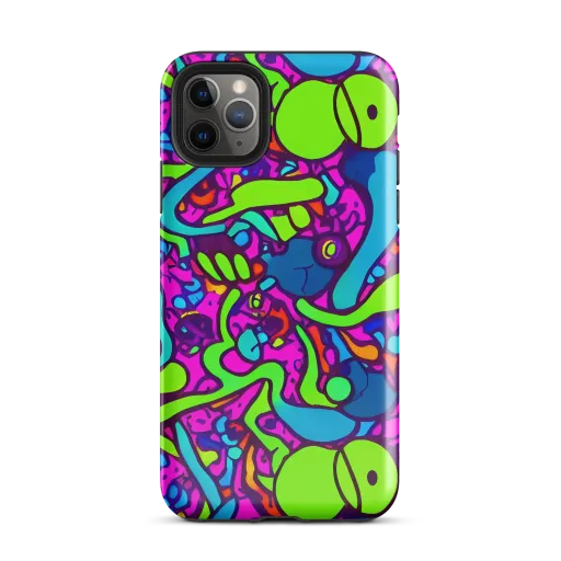 Funky Vortex on a Tough Case for iPhone®
