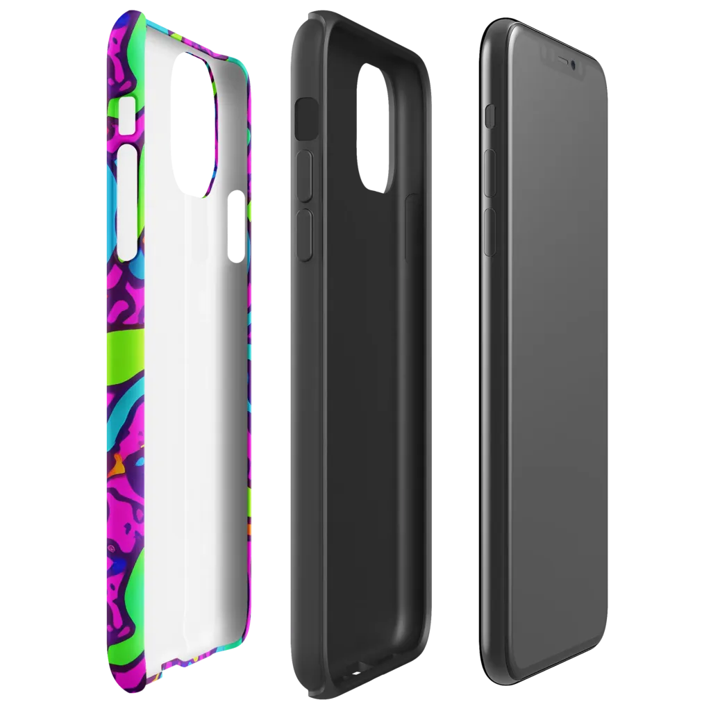 Funky Vortex on Tough Case for iPhone® — Right