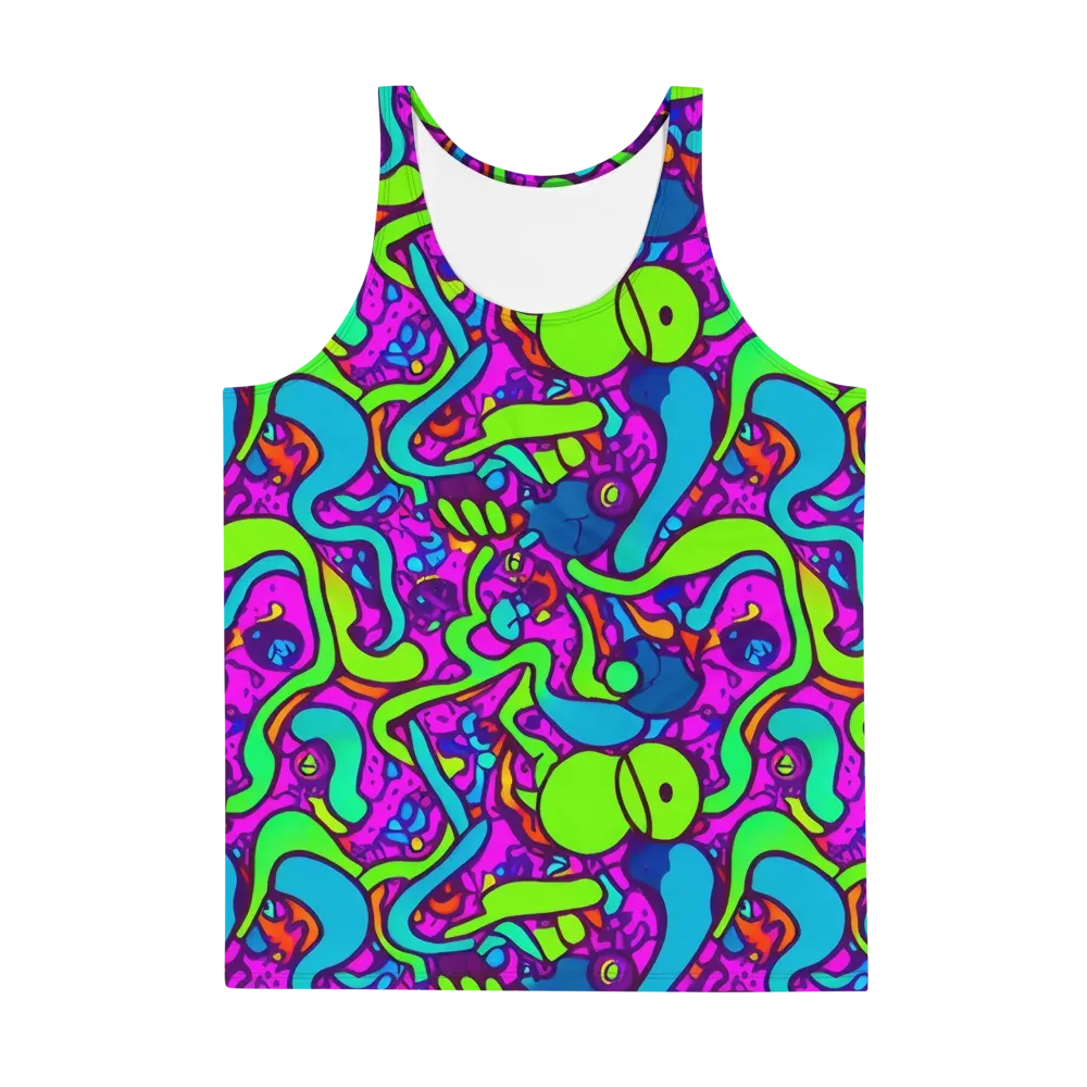 Funky Vortex on Men's Tank Top — Front