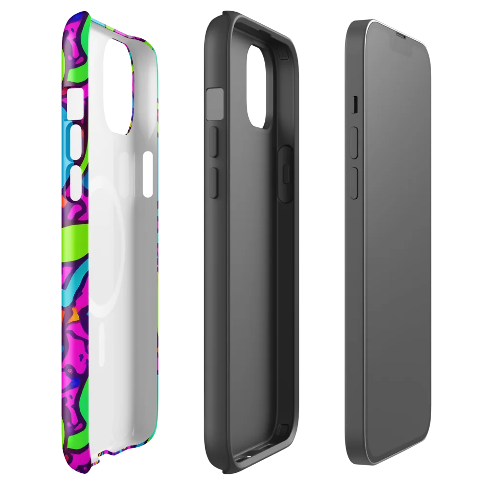 Funky Vortex on MagSafe Tough Case for iPhone® — Front