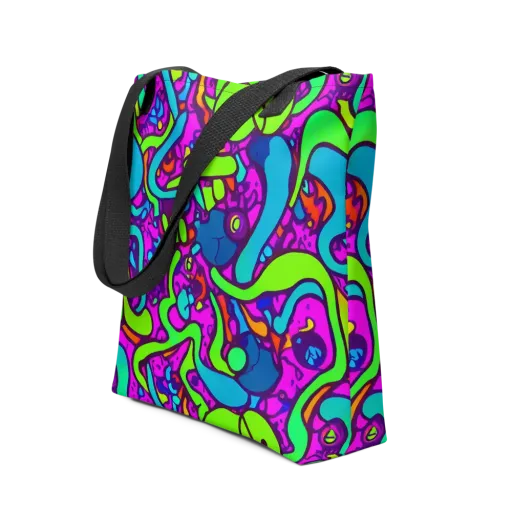Funky Vortex on a Tote Bag
