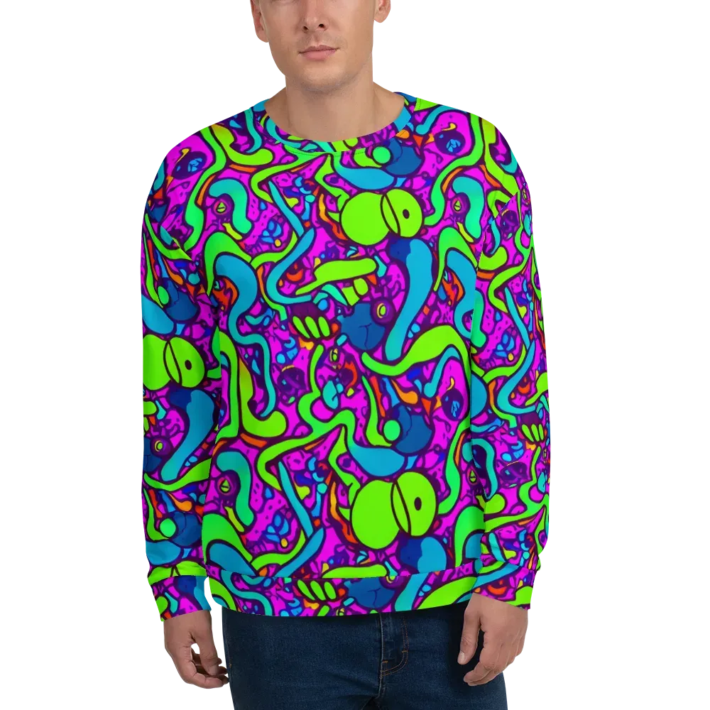 Funky Vortex on Sweatshirt — Front