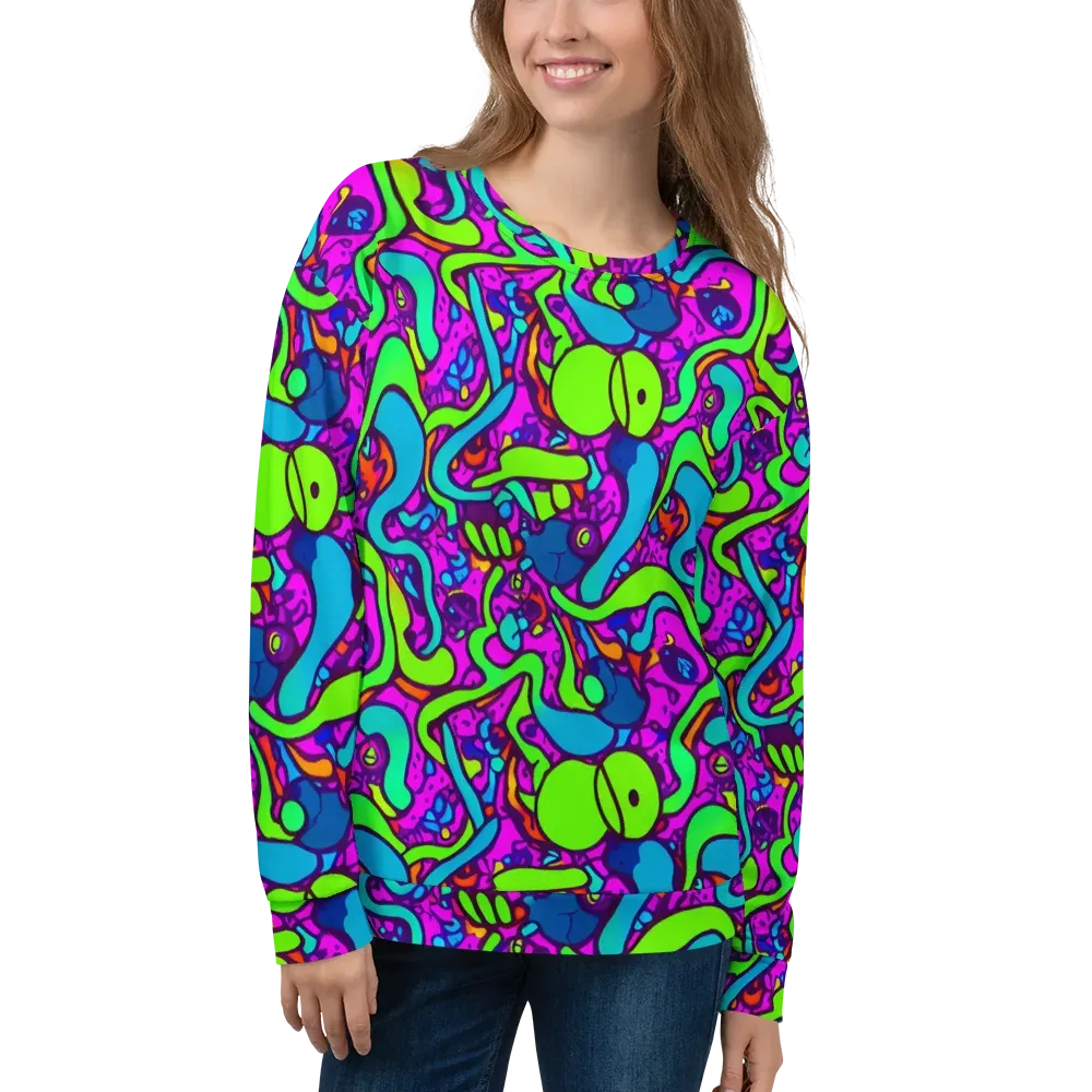 Funky Vortex on Sweatshirt — Front