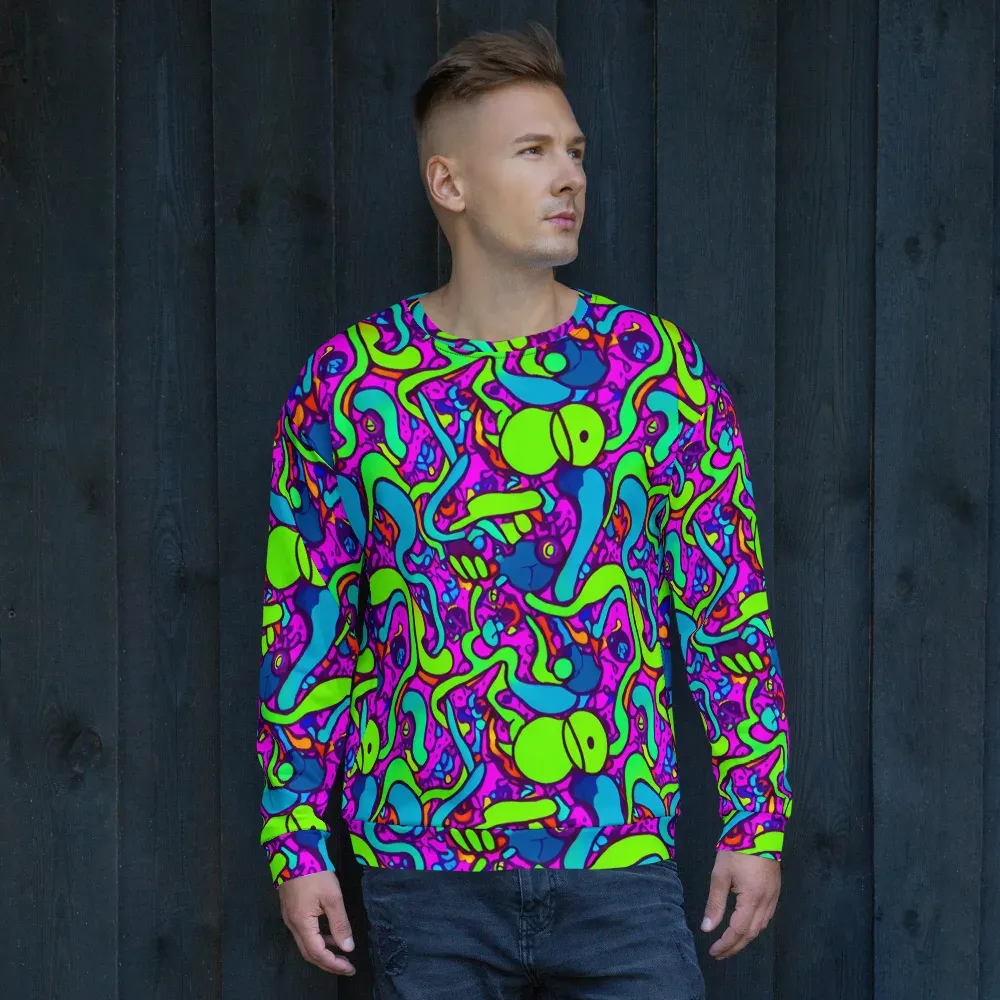 Funky Vortex on Sweatshirt — Front
