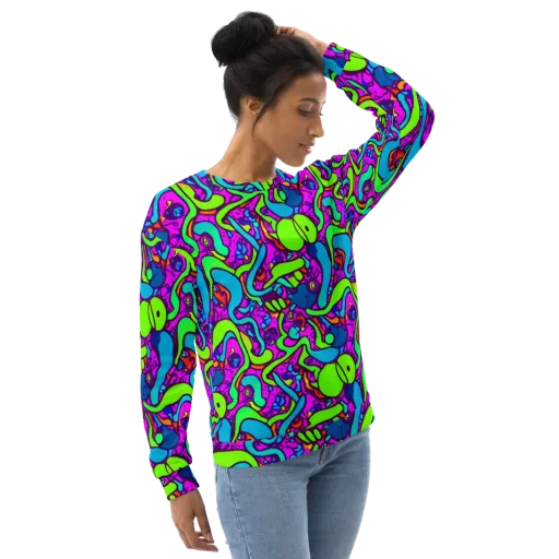 Funky Vortex on a Sweatshirt