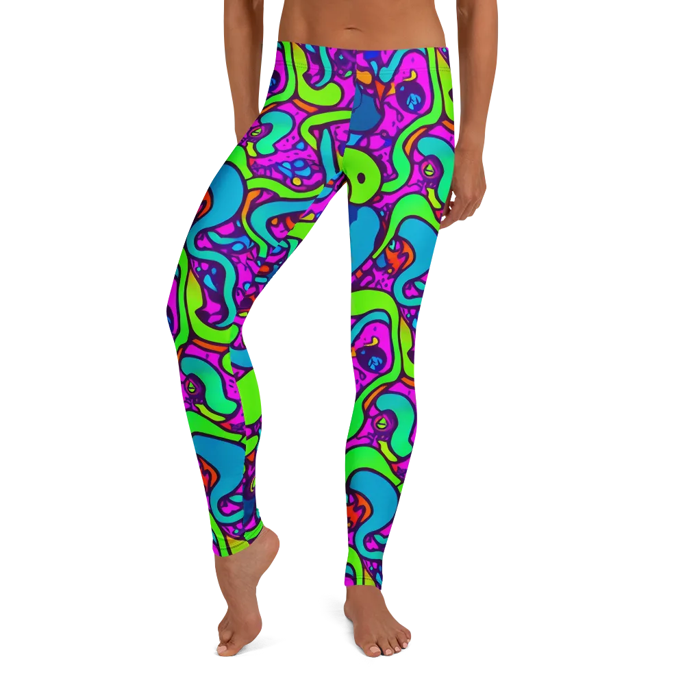 Funky Vortex on Leggings — Front
