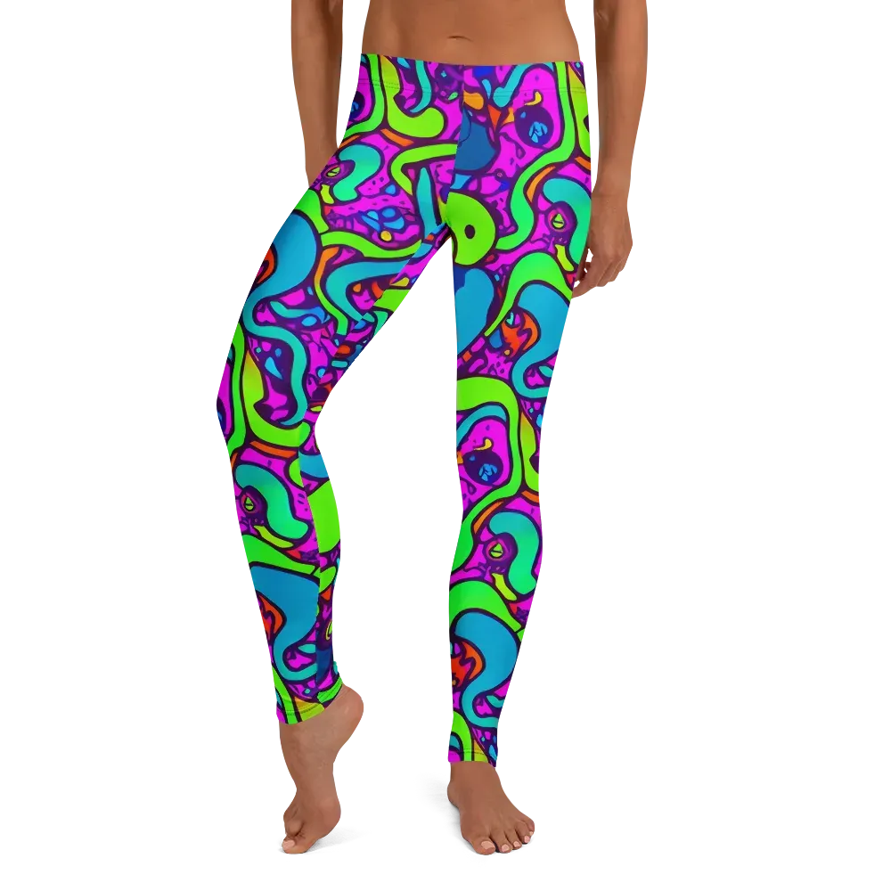 Funky Vortex on Leggings — Front
