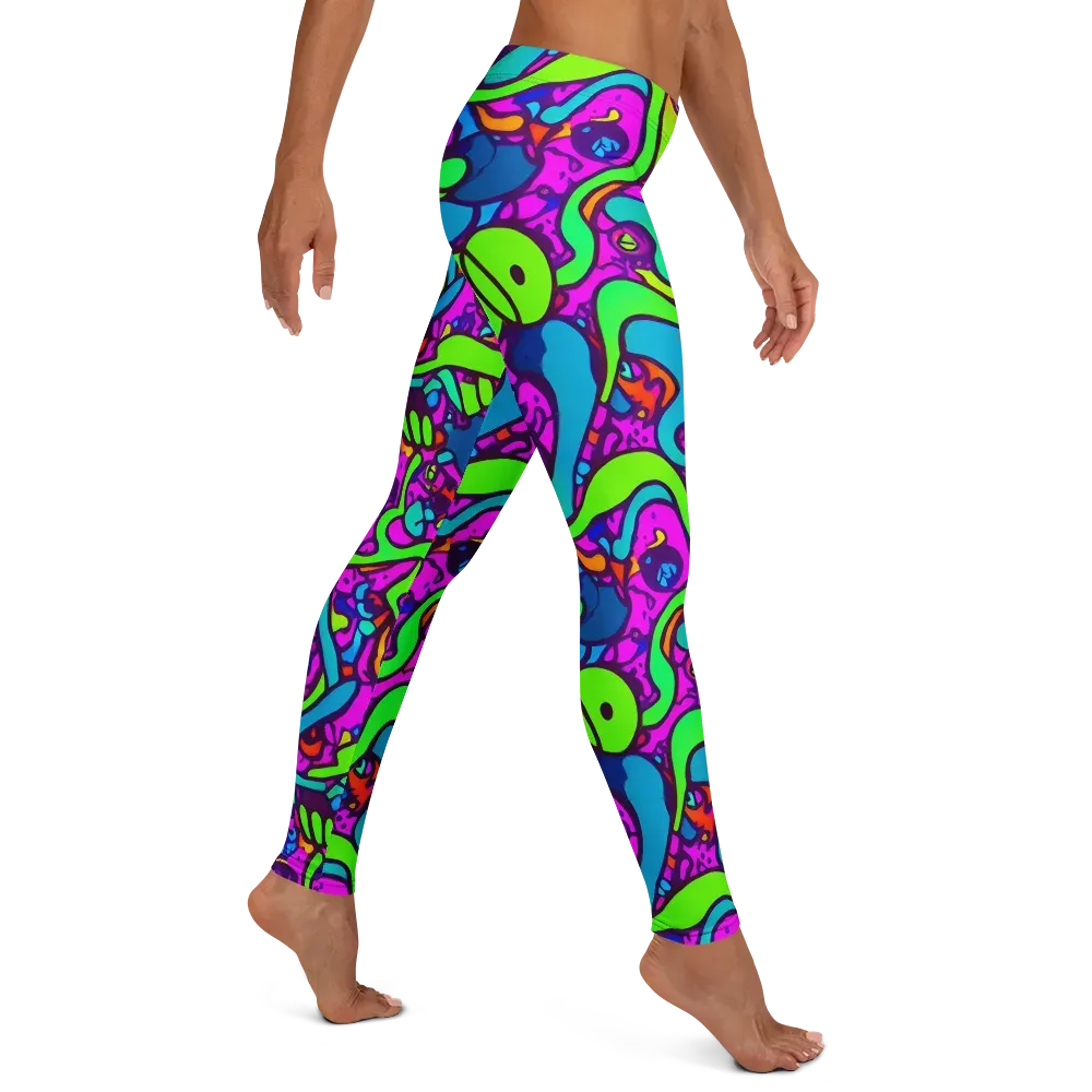 Funky Vortex on Leggings — Right