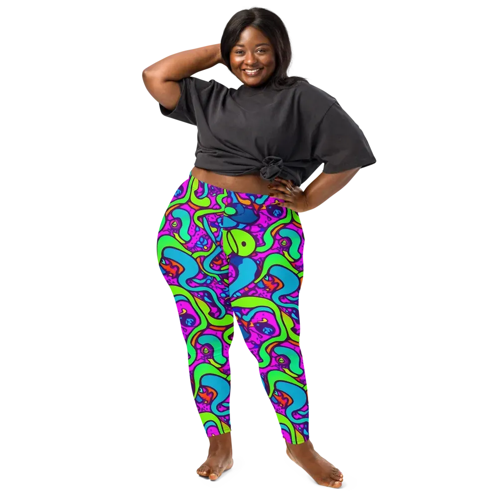 Funky Vortex on Leggings — Front