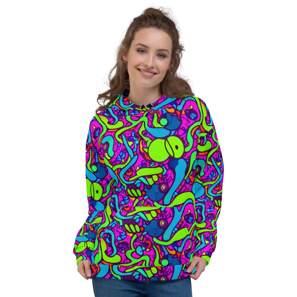 Funky Vortex on Hoodie — Front