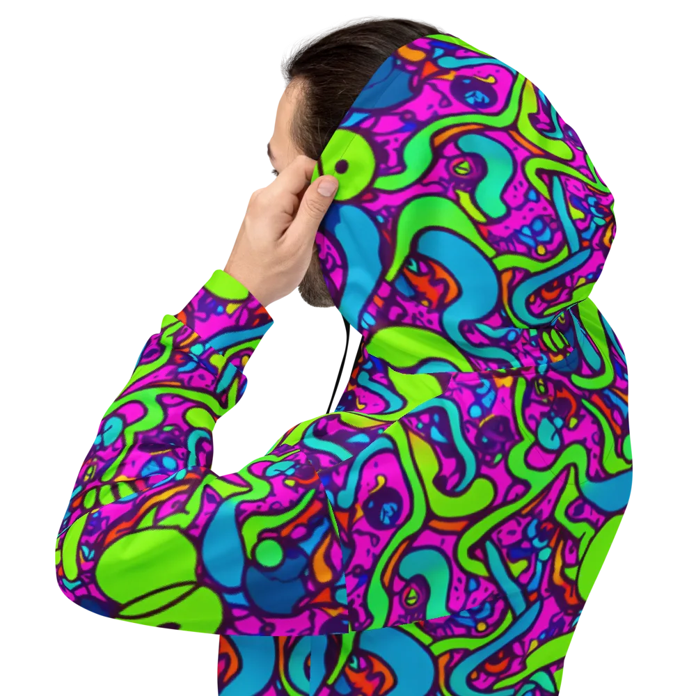 Funky Vortex on Hoodie — Back