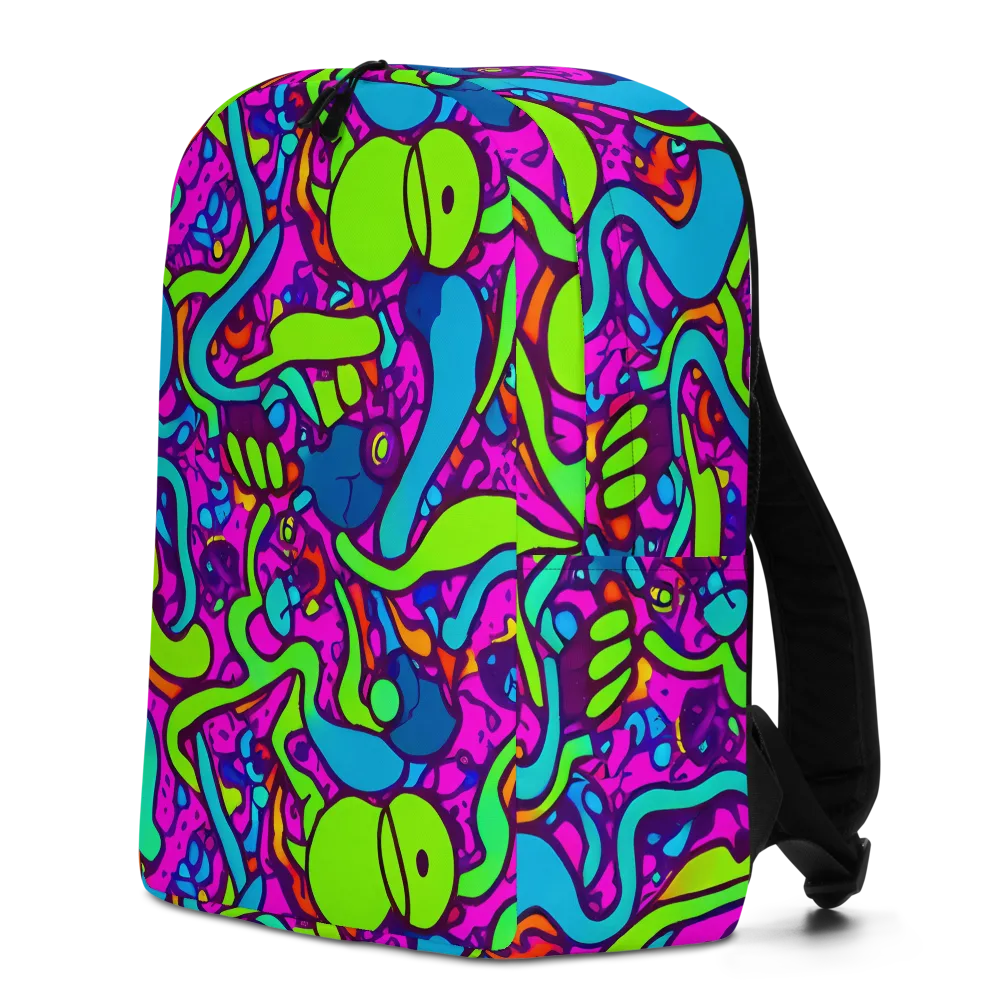 Funky Vortex on Minimalist Backpack — Left