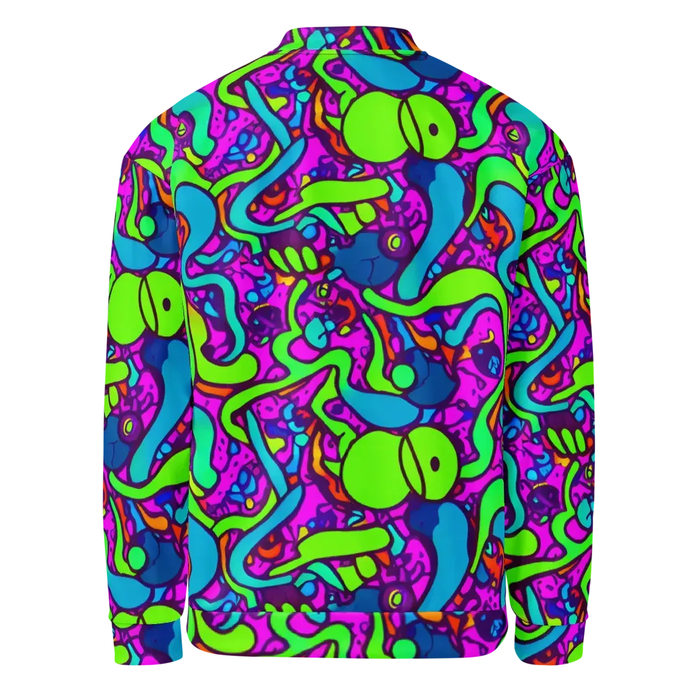 Funky Vortex on Bomber Jacket — Back