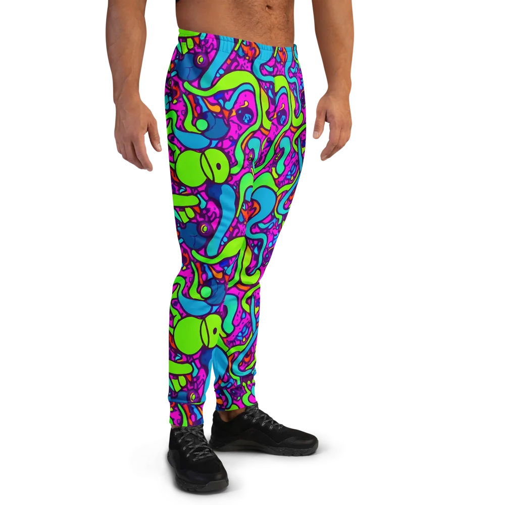Funky Vortex on Men's Joggers — Right