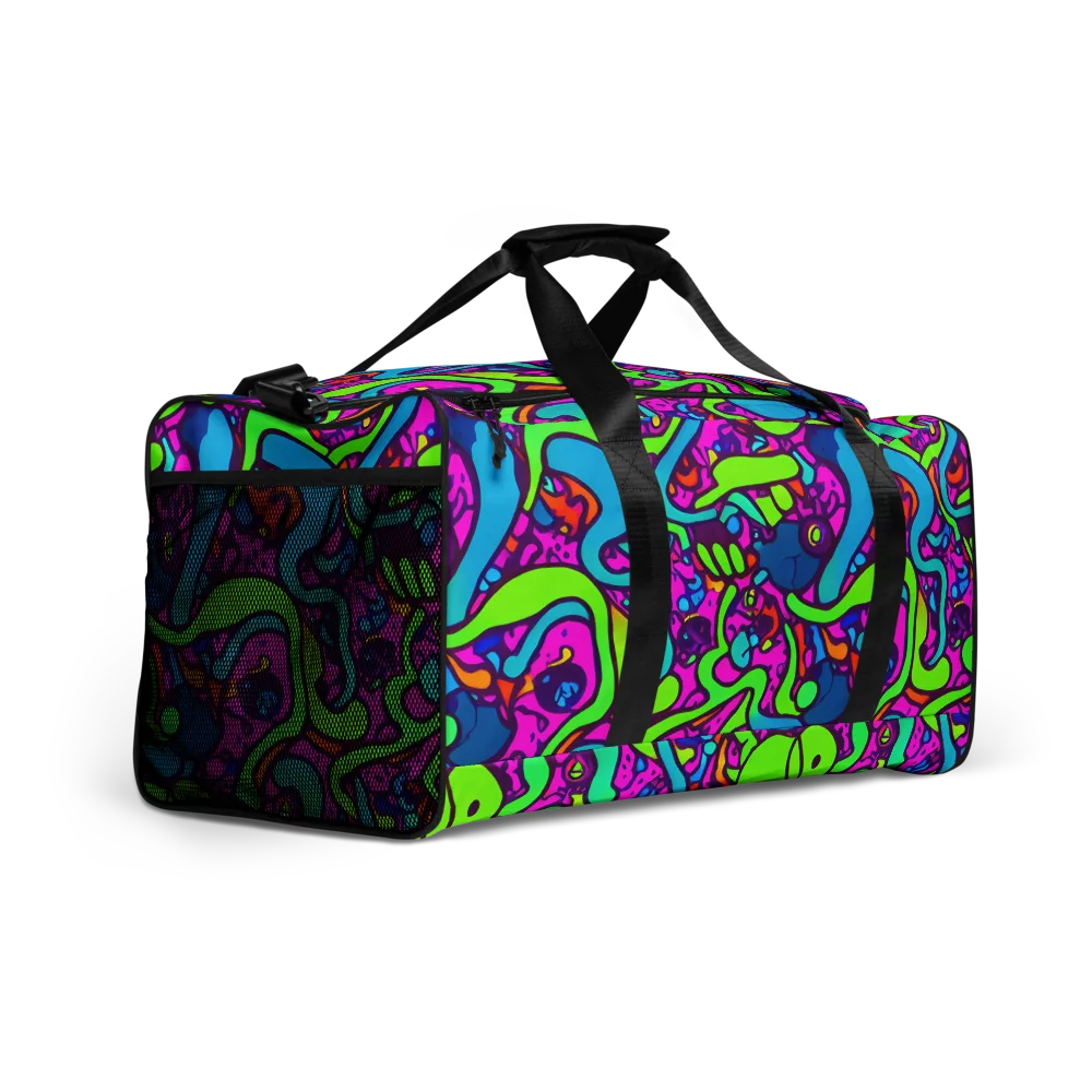 Funky Vortex on Duffle Bag — Right Front