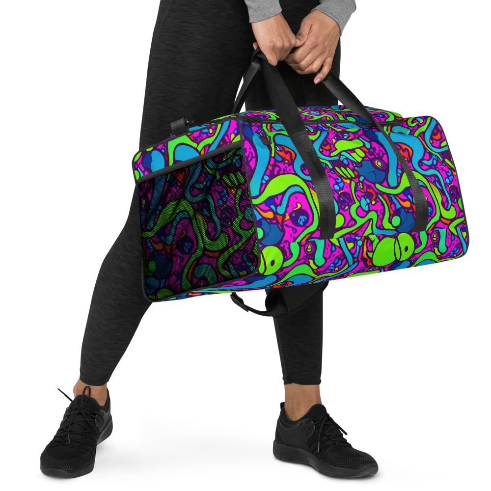 Funky Vortex on Duffle Bag — Right Front