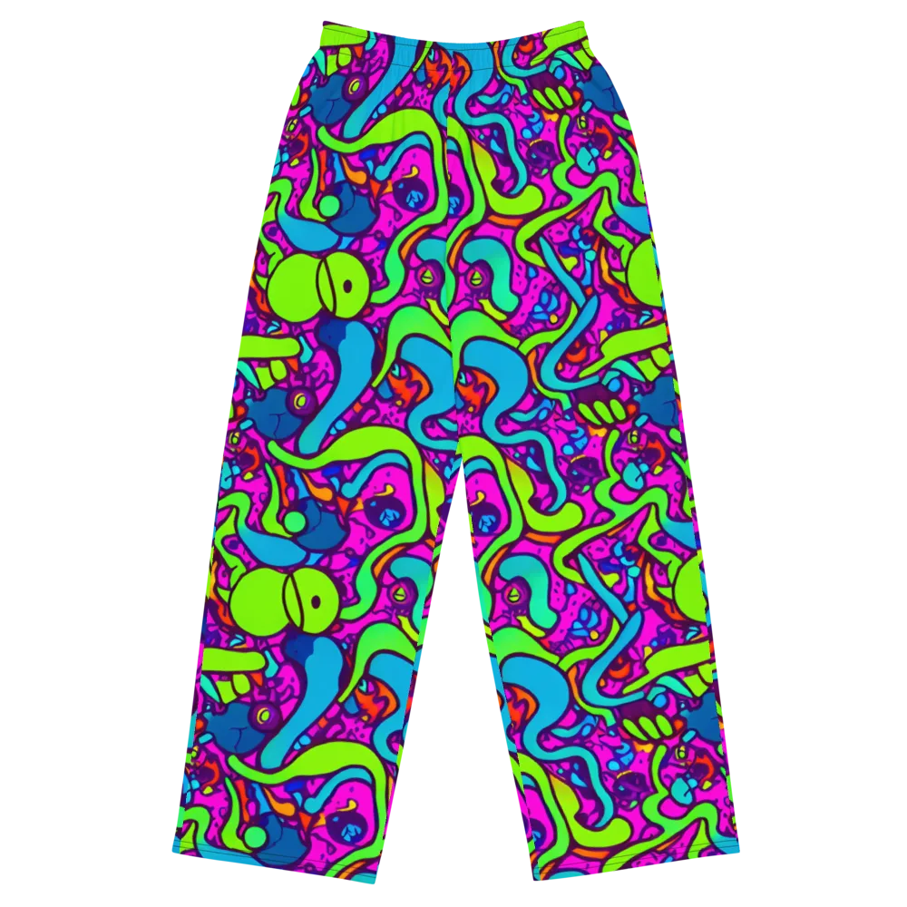 Funky Vortex on Wide-Leg Pants — Front