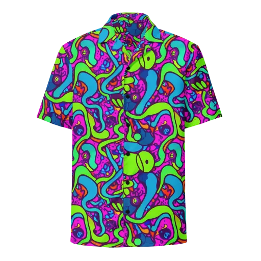 Funky Vortex on a Button Shirt