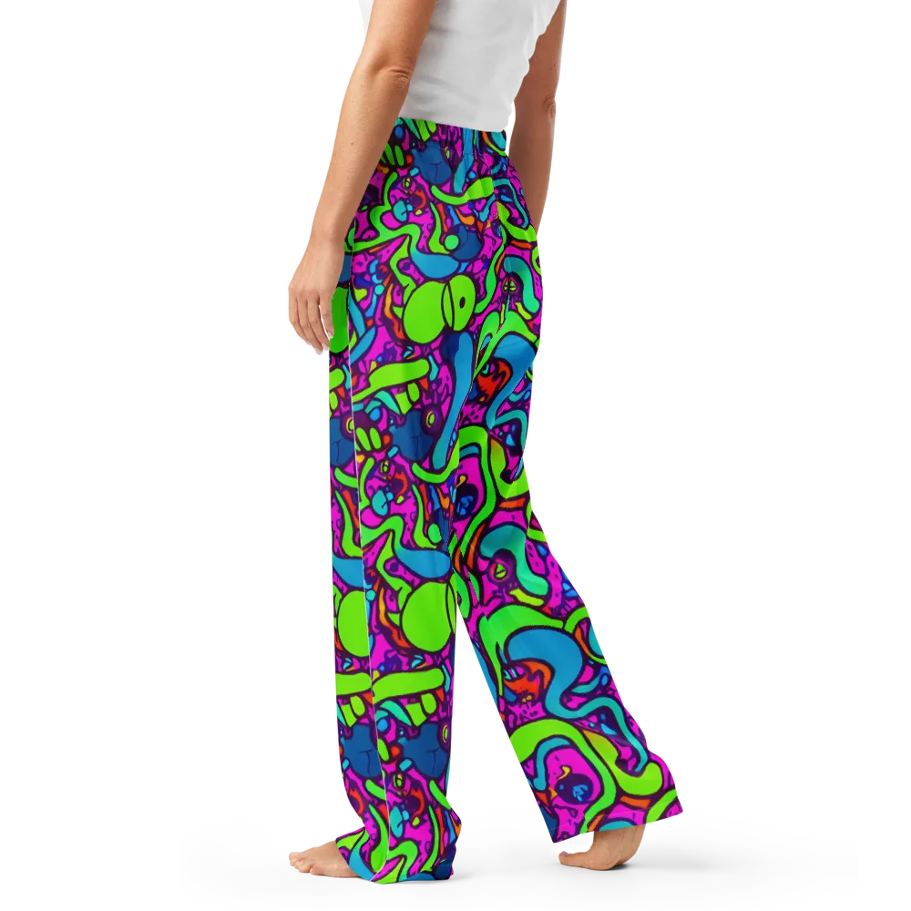 Funky Vortex on Women's Pajama Pants — Left