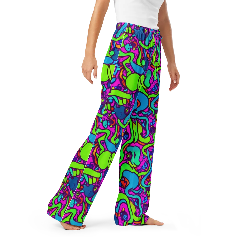 Funky Vortex on Women's Pajama Pants — Right Front