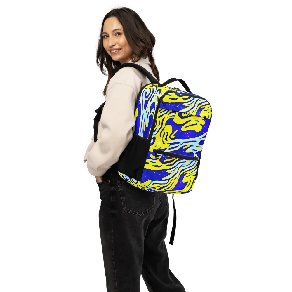Electric Horizon on Utility Backpack — Back