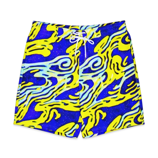 Electric Horizon on a Men's Board Shorts