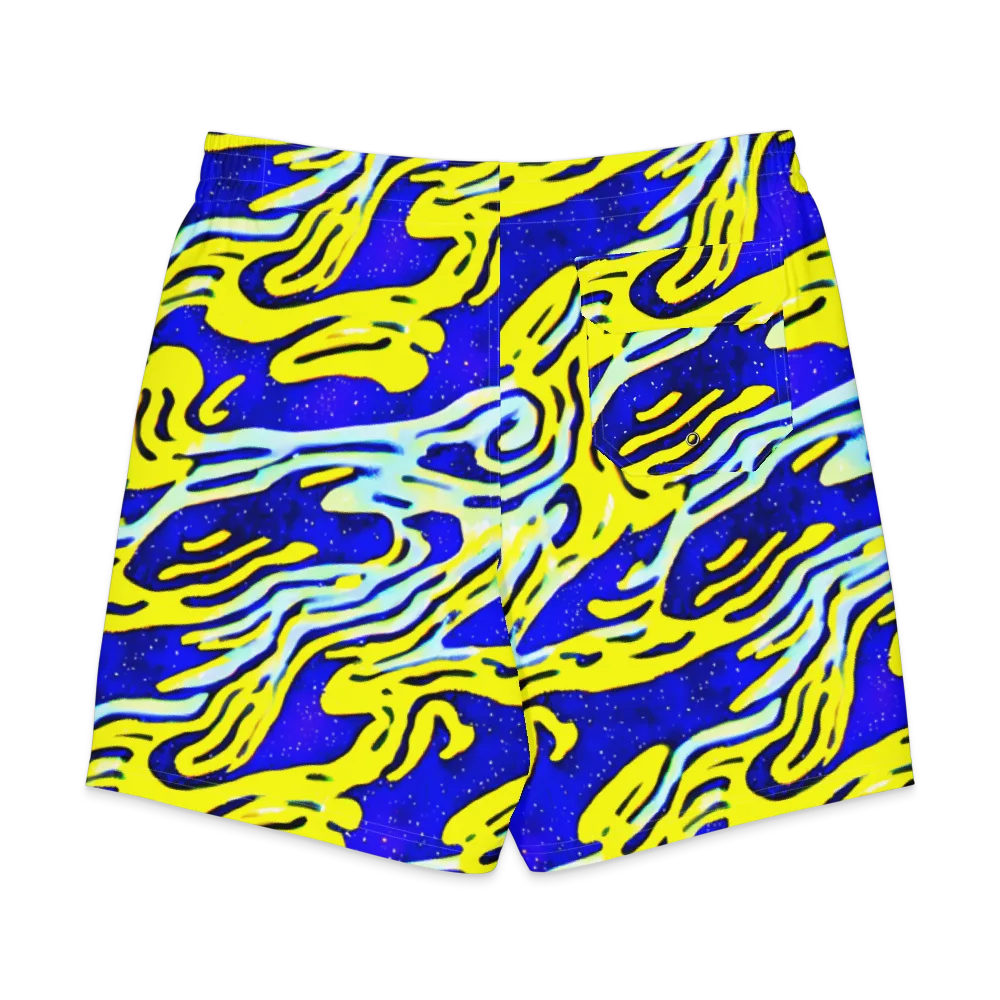 Electric Horizon on Men's Board Shorts — Back