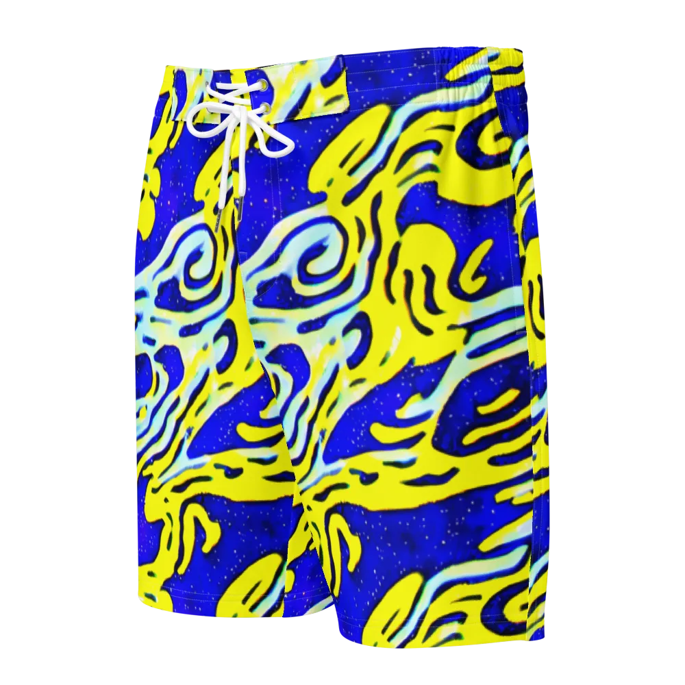 Electric Horizon on Men's Board Shorts — Front