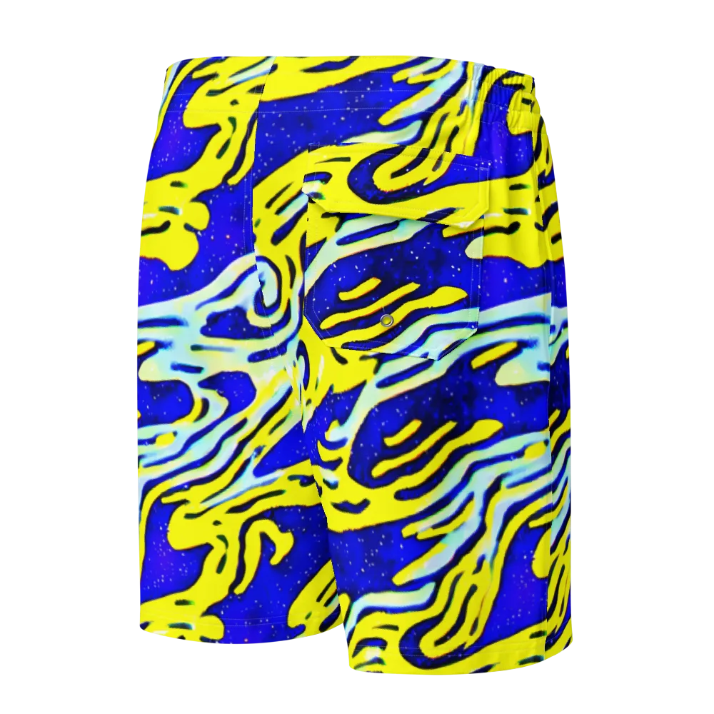 Electric Horizon on Men's Board Shorts — Back