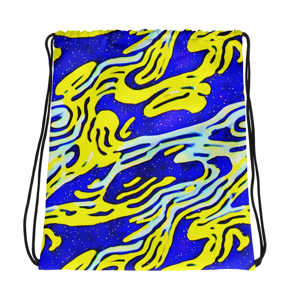 Electric Horizon on Drawstring Bag — Photo
