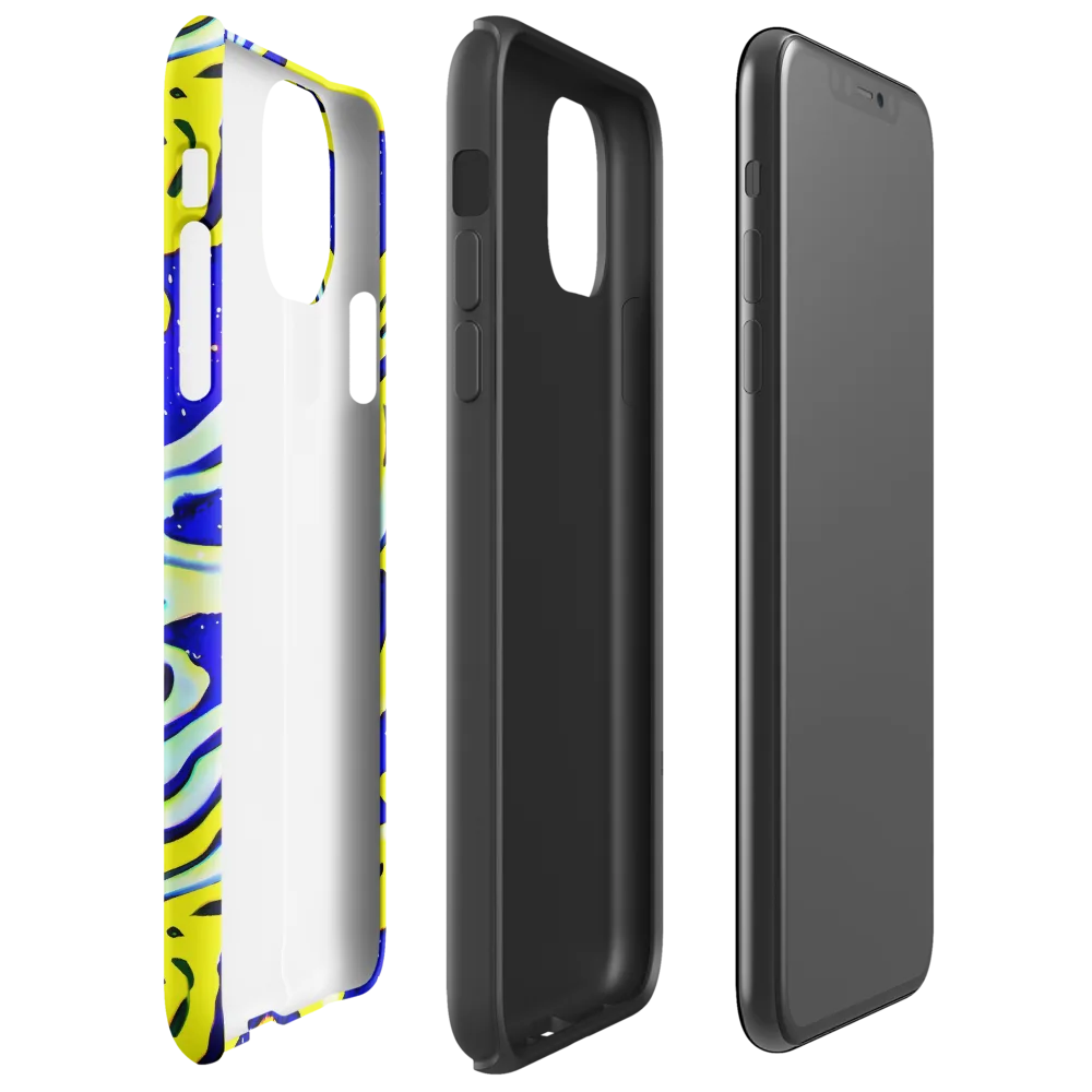 Electric Horizon on Tough Case for iPhone® — Right