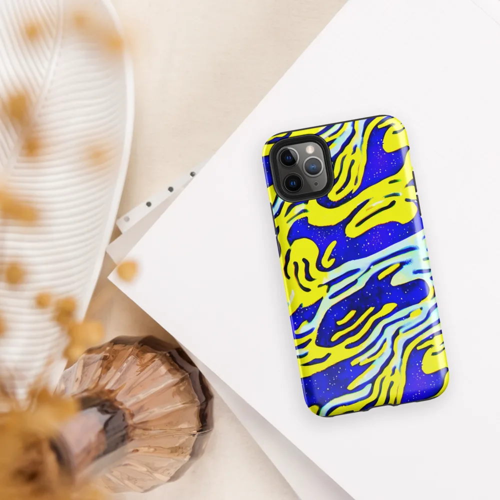 Electric Horizon on Tough Case for iPhone® — Front