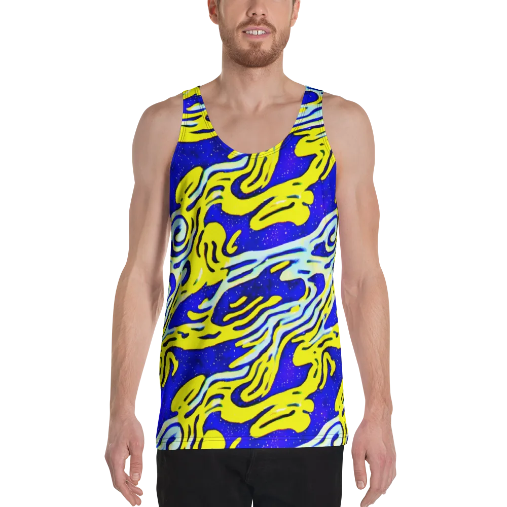 Electric Horizon on Men's Tank Top — Front