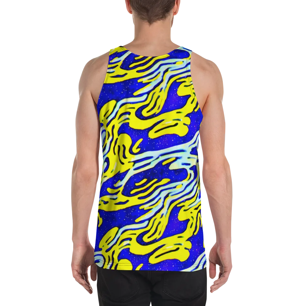Electric Horizon on Men's Tank Top — Back
