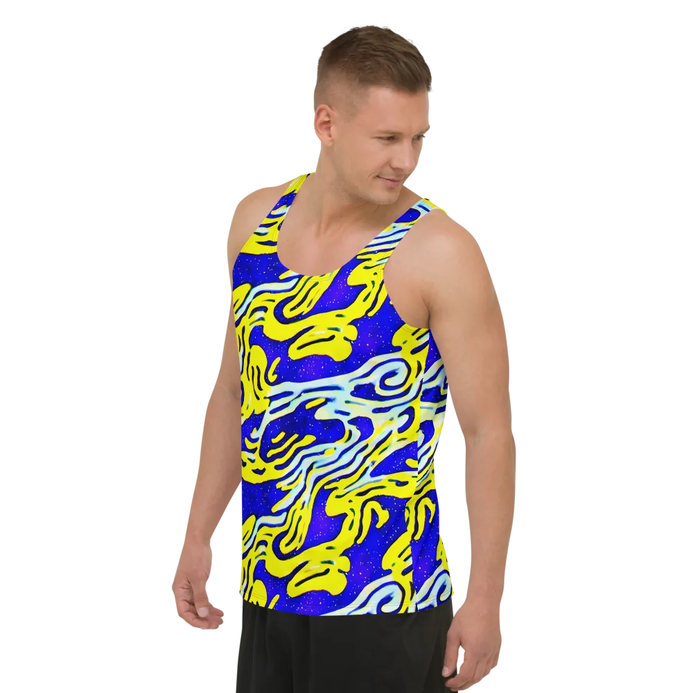 Electric Horizon on Men's Tank Top — Left Front