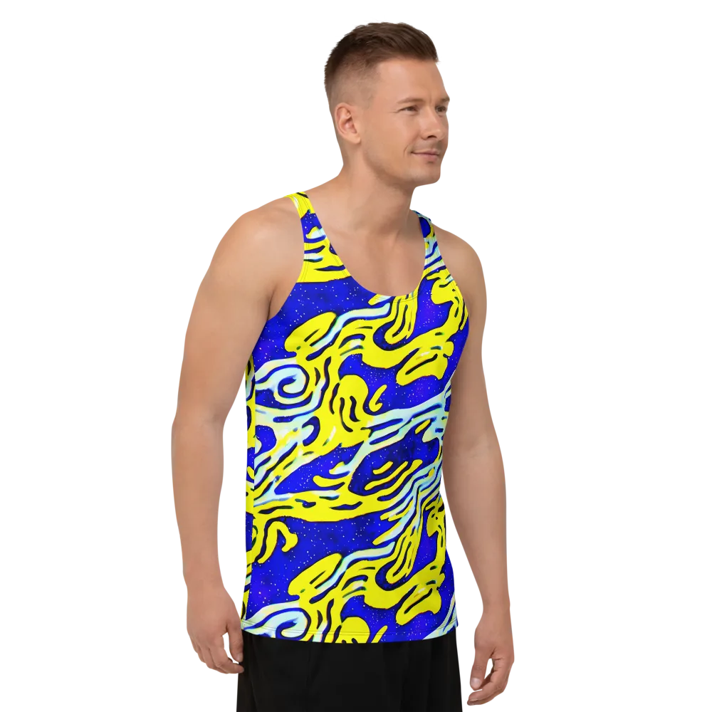 Electric Horizon on Men's Tank Top — Right Front