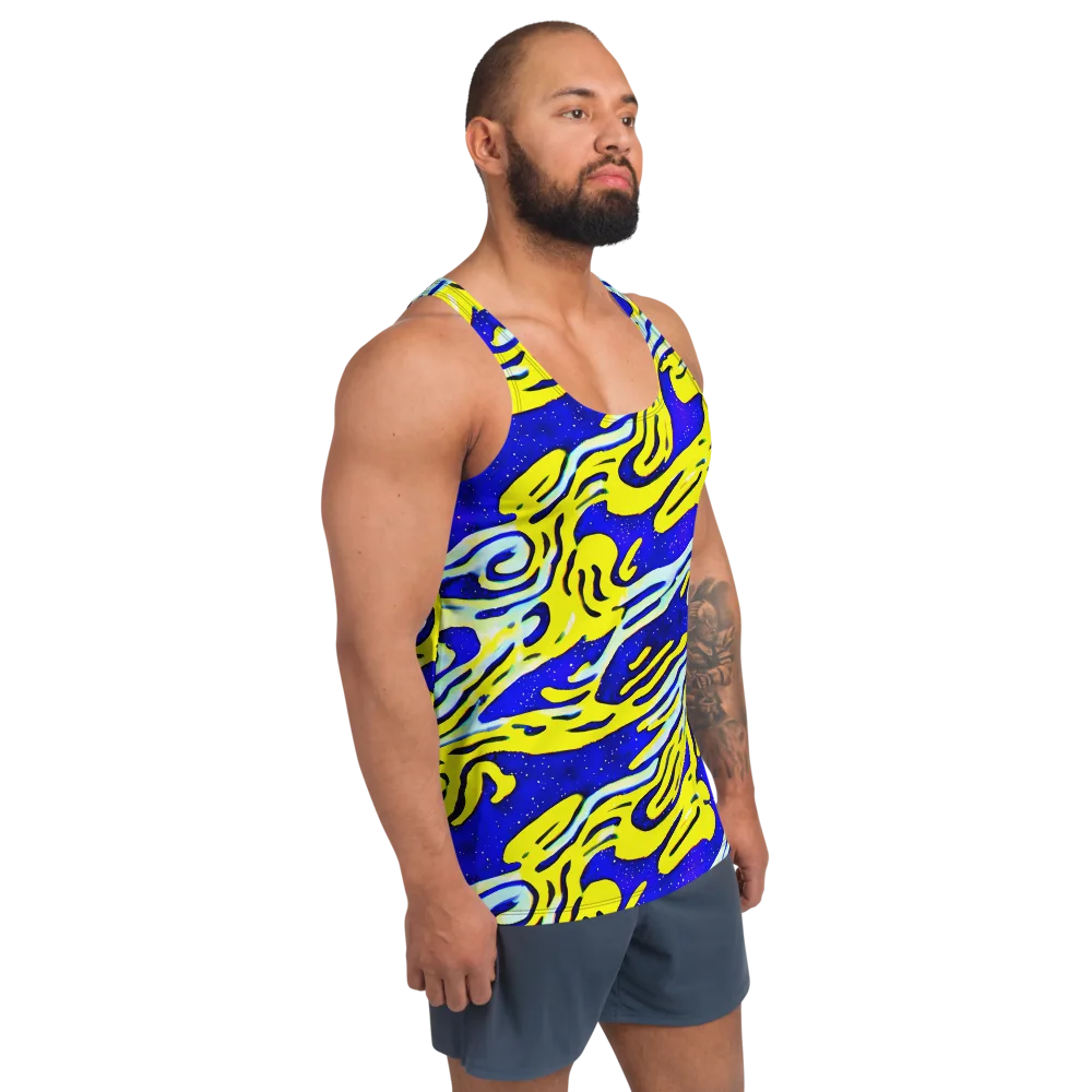 Electric Horizon on Men's Tank Top — Right Front
