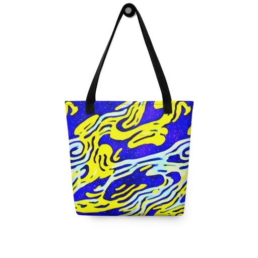 Electric Horizon on a Tote Bag