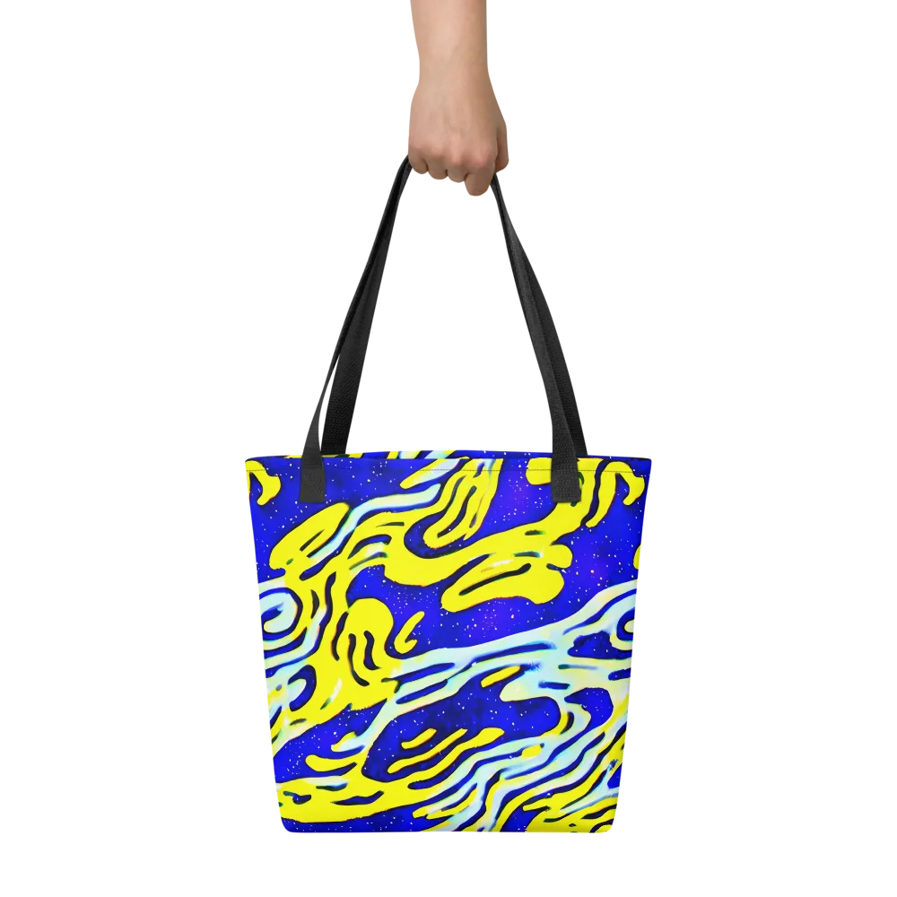 Electric Horizon on Tote Bag — Front