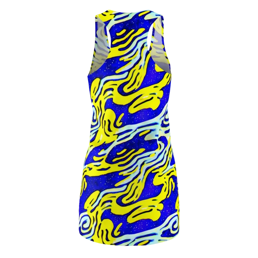 Electric Horizon on Racerback Dress — Back