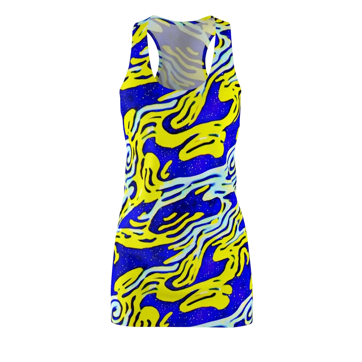Electric Horizon on Racerback Dress — Front