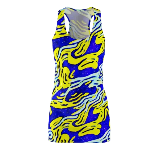 Electric Horizon on a Racerback Dress