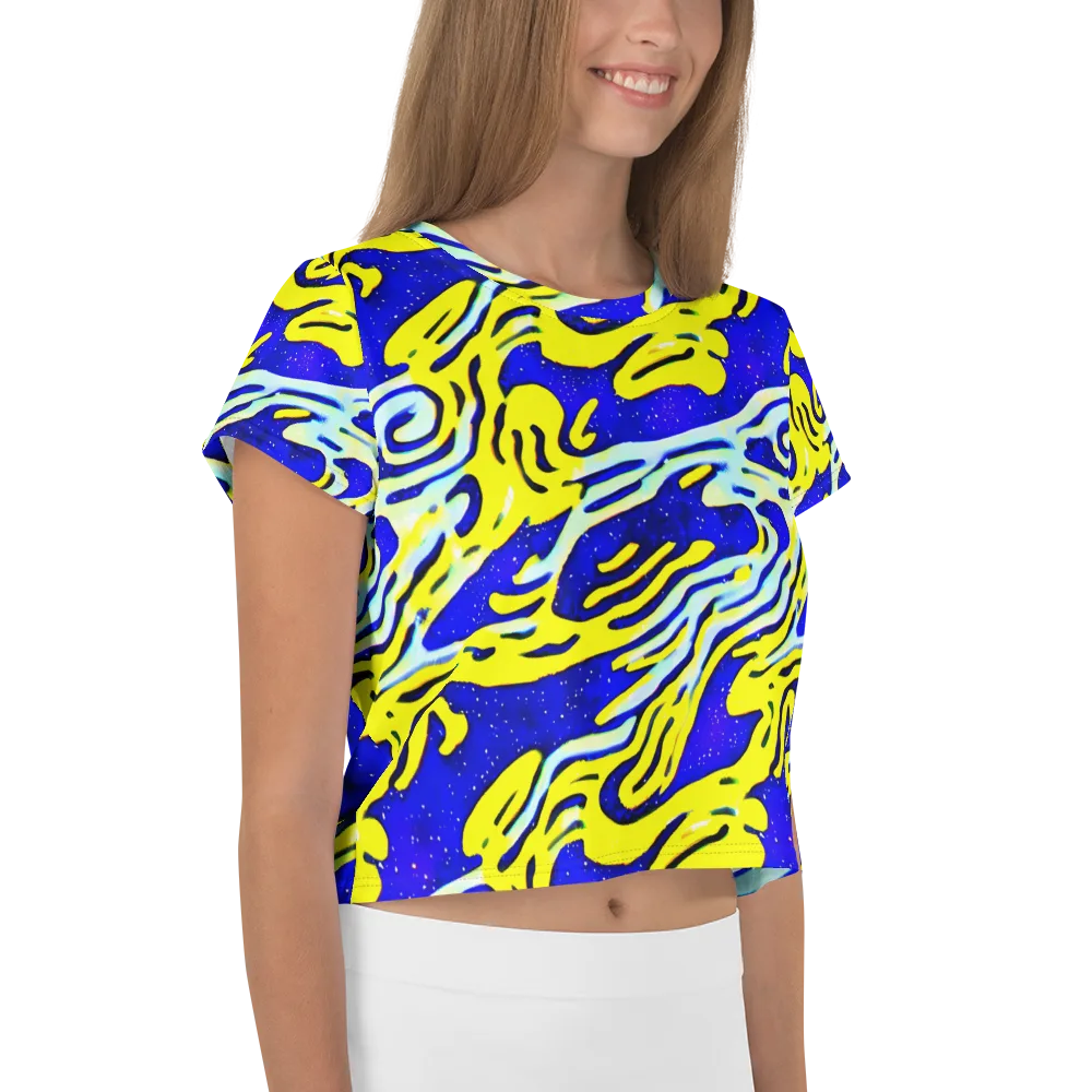 Electric Horizon on Crop Tee — Right
