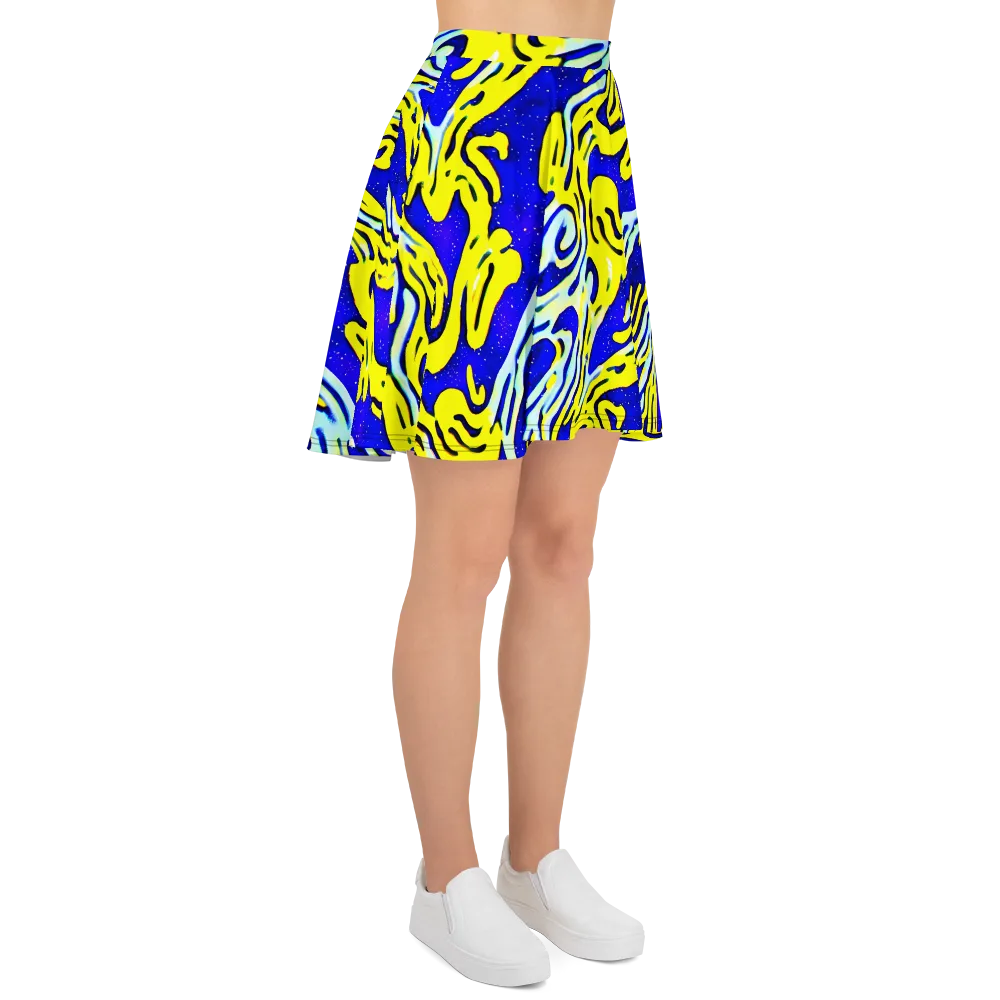 Electric Horizon on Skater Skirt — Right