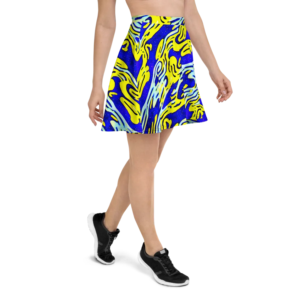 Electric Horizon on Skater Skirt — Right