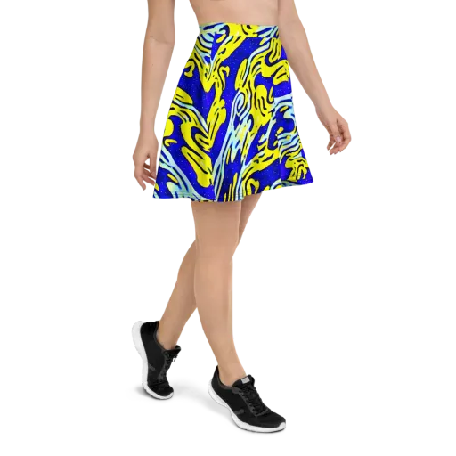 Electric Horizon on a Skater Skirt