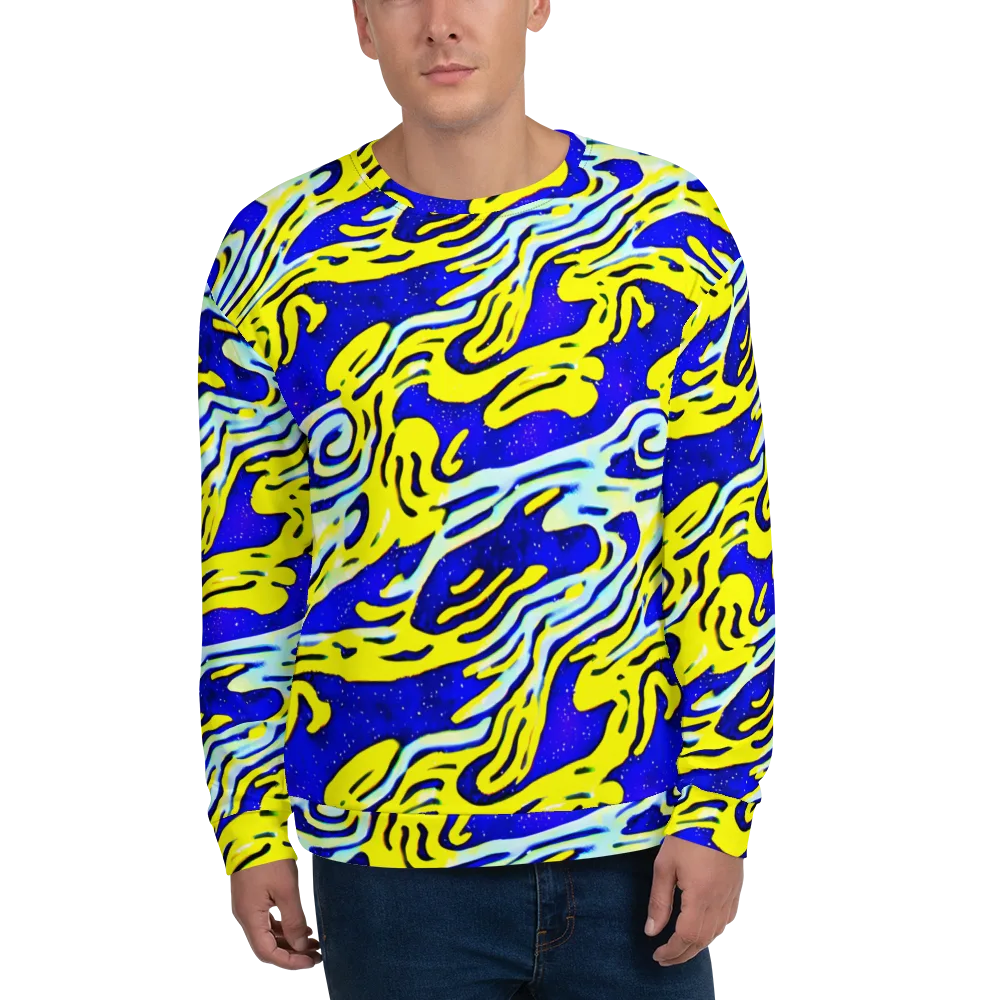 Electric Horizon on Sweatshirt — Front