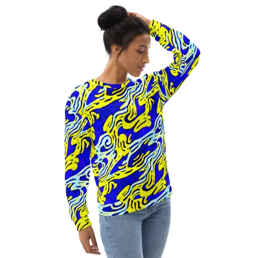 Electric Horizon on a Sweatshirt